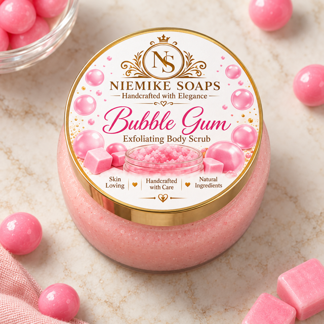 Bubble Gum Exfoliating Body Scrub