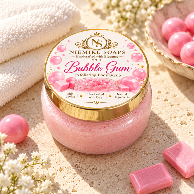 Bubble Gum Exfoliating Body Scrub