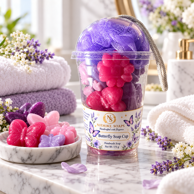 Butterfly Soap Cup – Handmade Soap