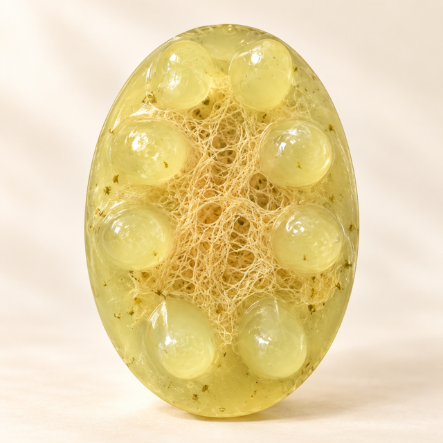 Chamomile + Aloe Vera Massage Loofah Soap