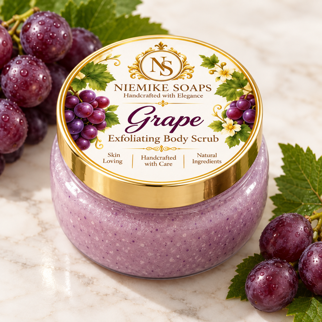Grape Exfoliating Body Scrub